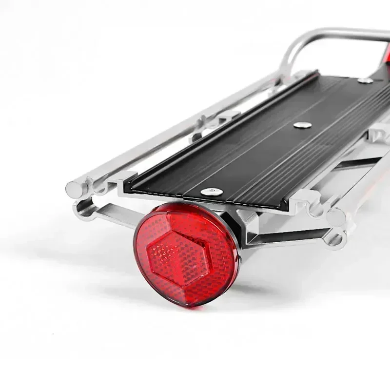 Quick Release Bike Cargo Rack Rear Bicycle Rack, Aluminium Alloy Luggage Carrier 15kg Capacity