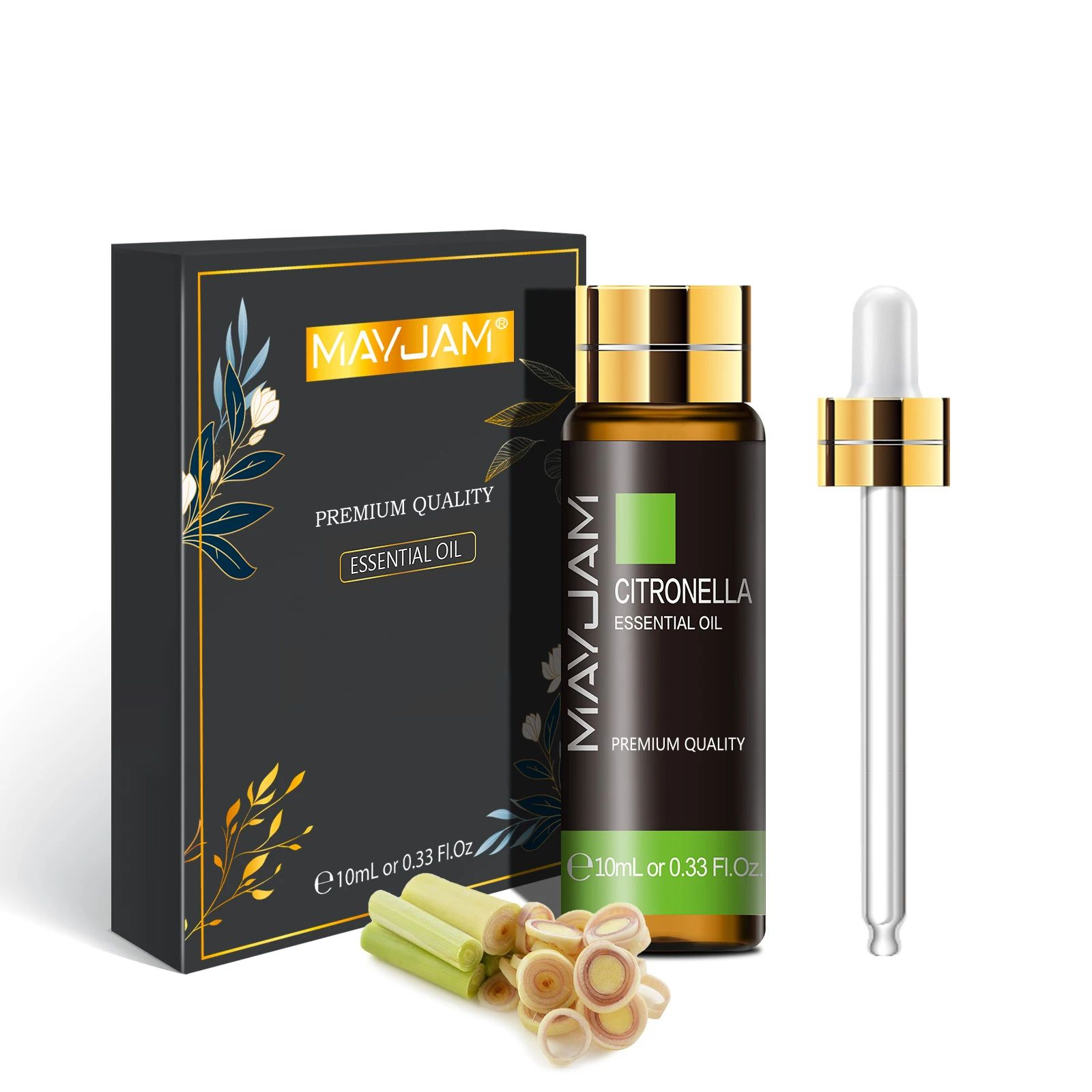 Pure Plant Essential Oil – Natural Aromatherapy Diffuser Oil (Lavender, Mint, Tea Tree, Rose, Vanilla, Sandalwood )
