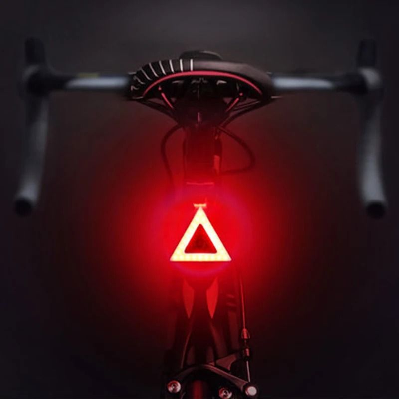 USB Rechargeable Bicycle Tail Light Multi Mode LED Cycling Rear Lamp