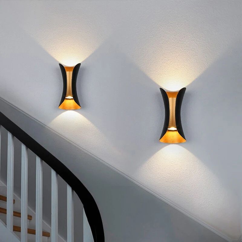 ShadowLine IP65 10W LED Wall Light – Waterproof Outdoor & Indoor Black Sconce