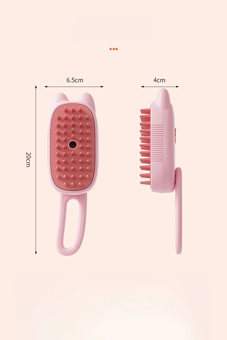 3 in 1 Electric Steam Pet Grooming Brush