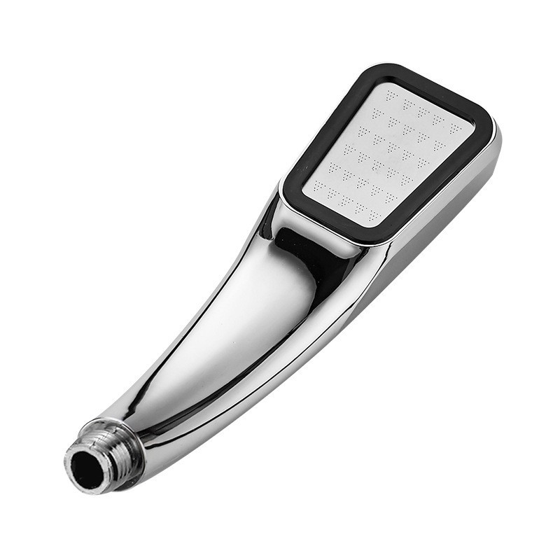 Pressurized Square Handheld Shower Head Water Saving Rainfall Spray Nozzle