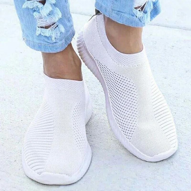 Women Slip On Sneakers Casual Lightweight Walking Shoes