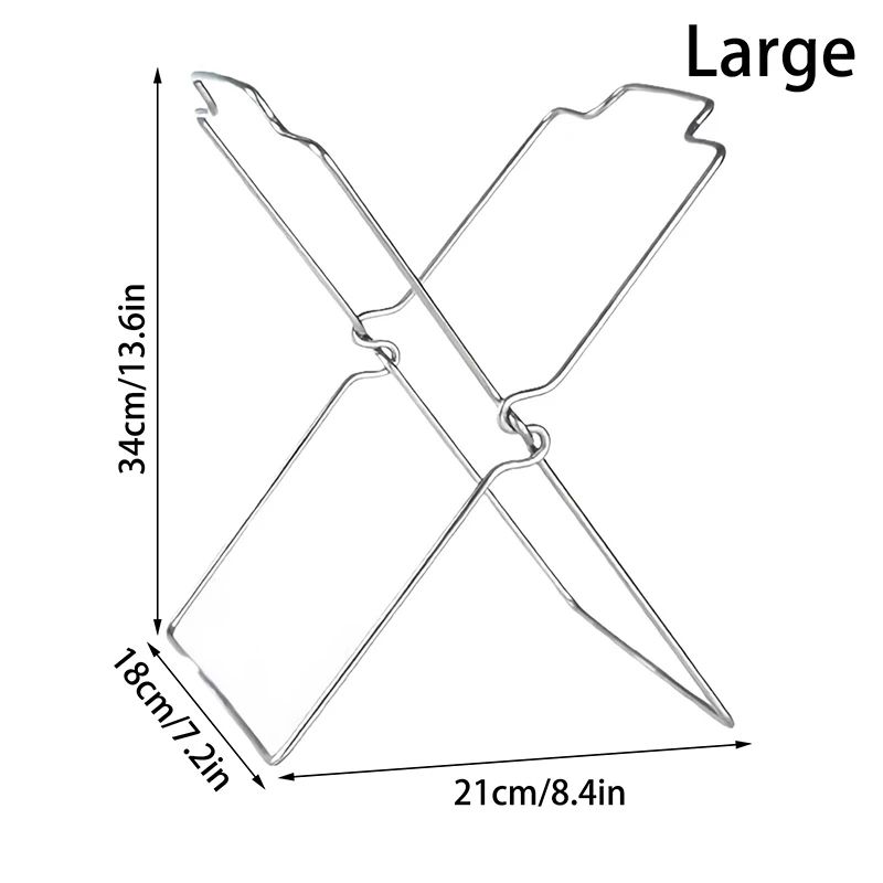 Foldable Kitchen Garbage Bag Holder Countertop Trash Rack
