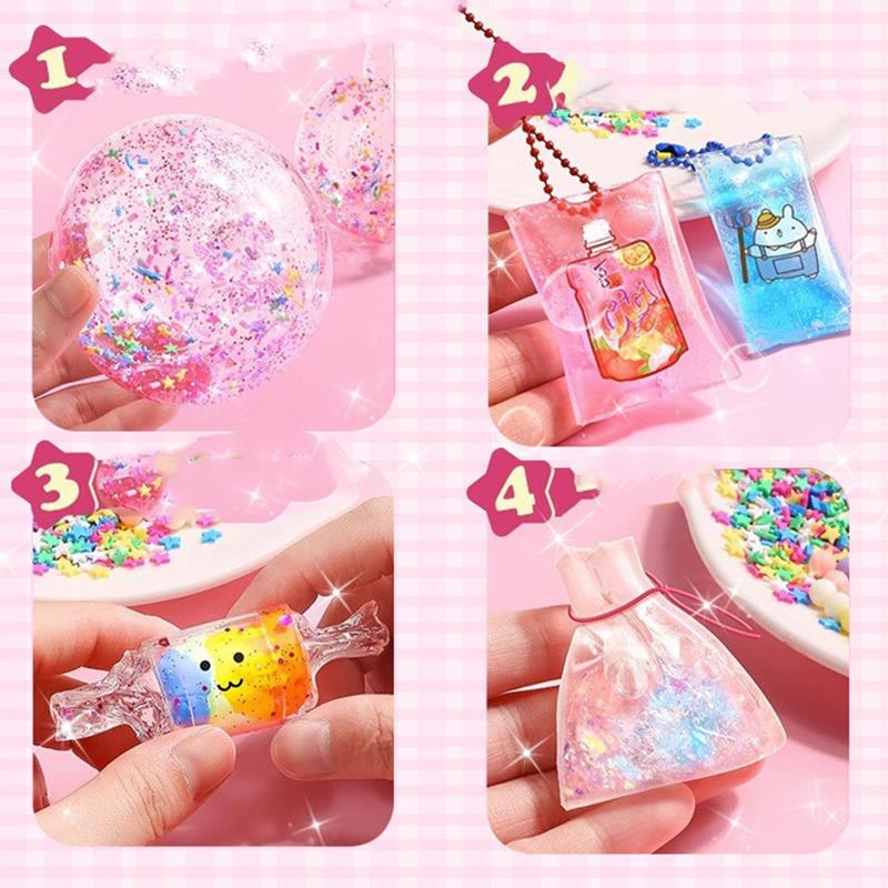 Double Sided Nano Glue Knead Music Tape Bubble Blowing Stickers Full Set of Nano Tape Decompression Toy