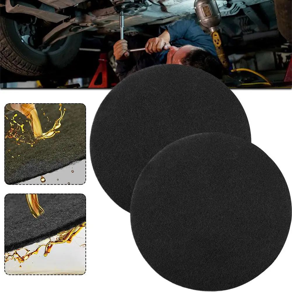 CleanFlow 38cm Oil Drain Splash Pad Set - No-Splatter Oil Change Pad for Cars