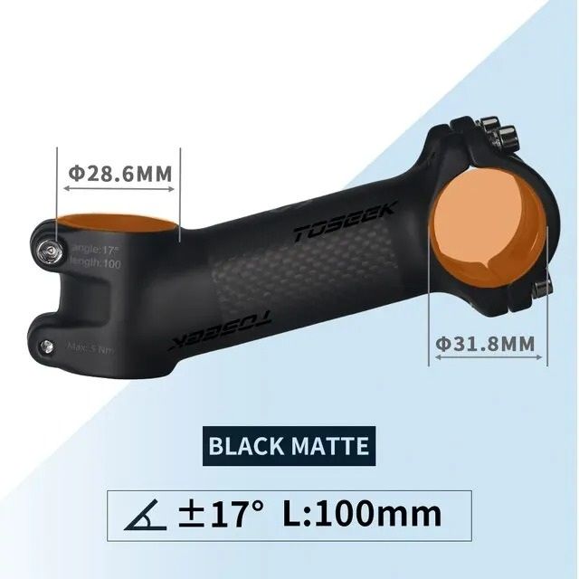 Ultralight Carbon and Aluminum MTB Handlebar Stem 31.8 mm