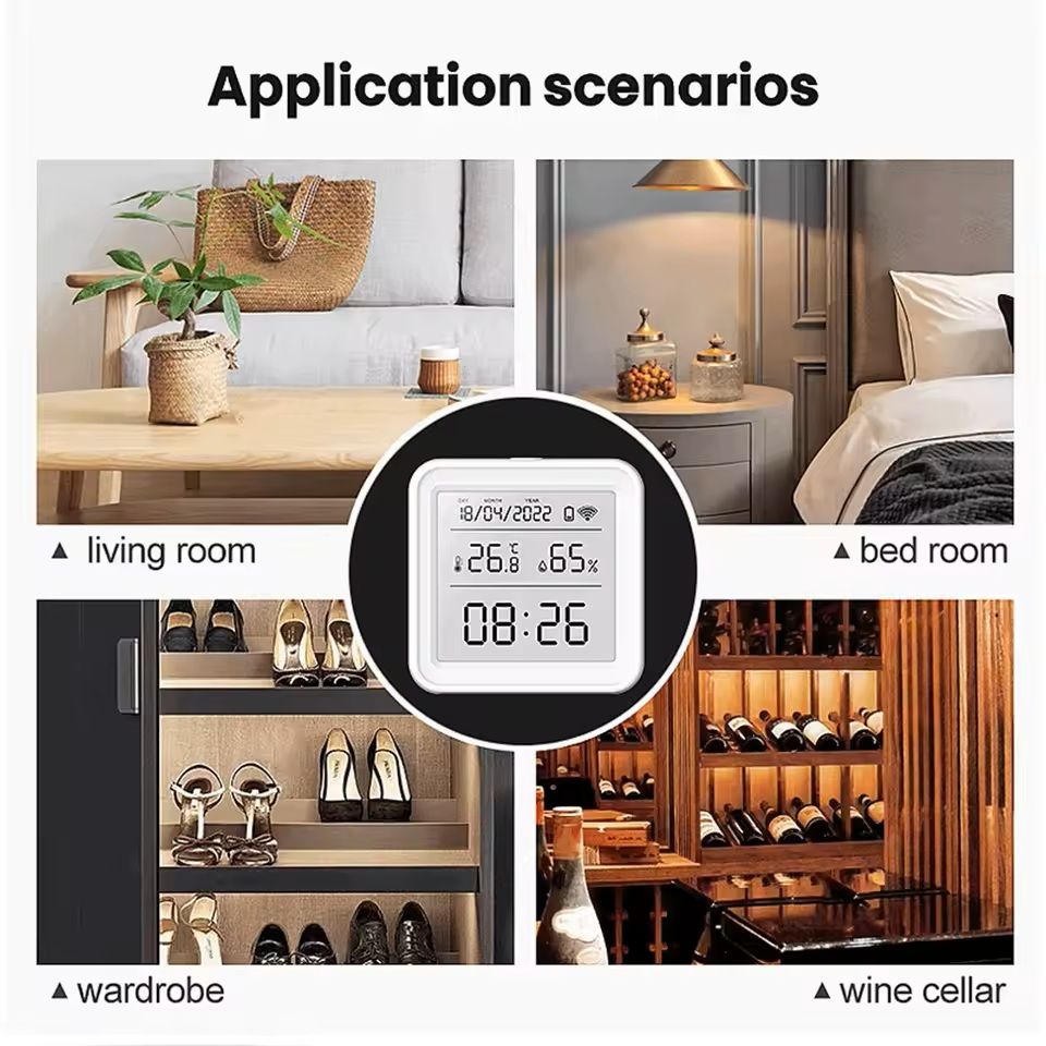Smart WiFi Temperature and Humidity Sensor with Remote Alerts