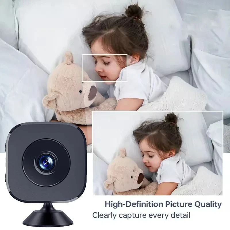 Mini 4K Wi-Fi Security Camera with Night Vision