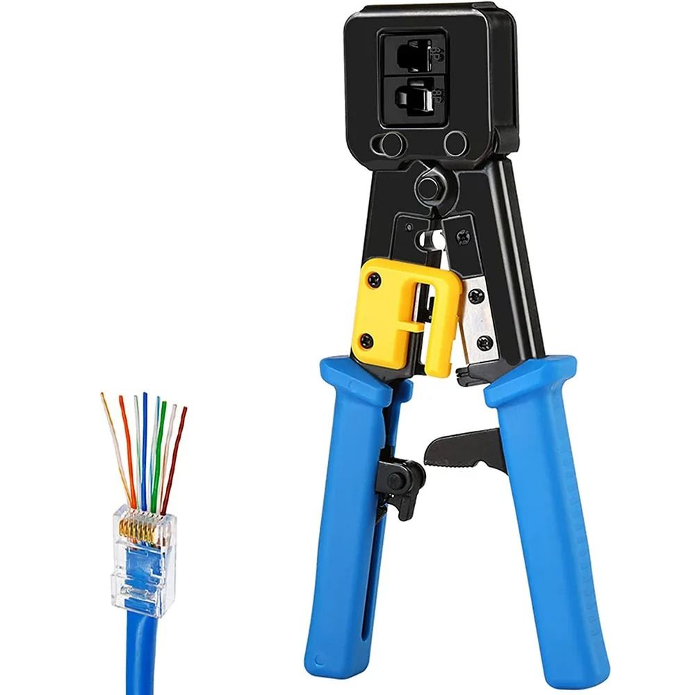 Multi Function RJ45 Crimping Tool Network Cable Crimper And Stripper Pliers