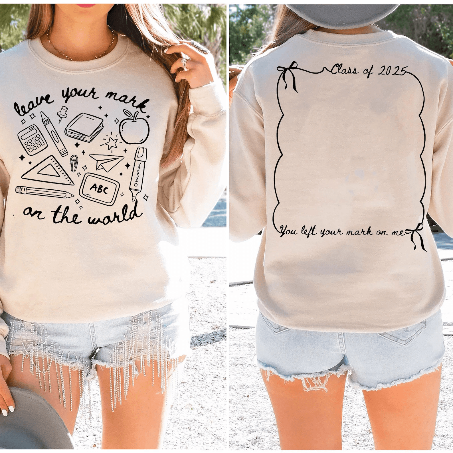 Comfort Colors Leave Your Mark On The World Teacher Shirt | Inspirational Teacher Appreciation Sweatshirt Tee