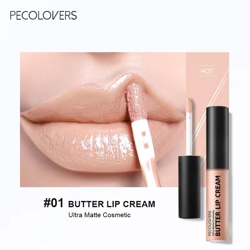 Butter Silky Hydrating Lip Gloss Long Lasting Pink Red Liquid Lipstick