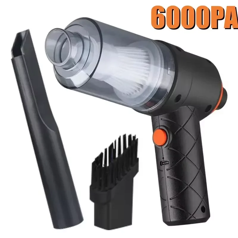 Portable Mini High-power Handheld Car Vacuum Cleaner Suction Blowing Dual-purpose Pet Hair Cleaner