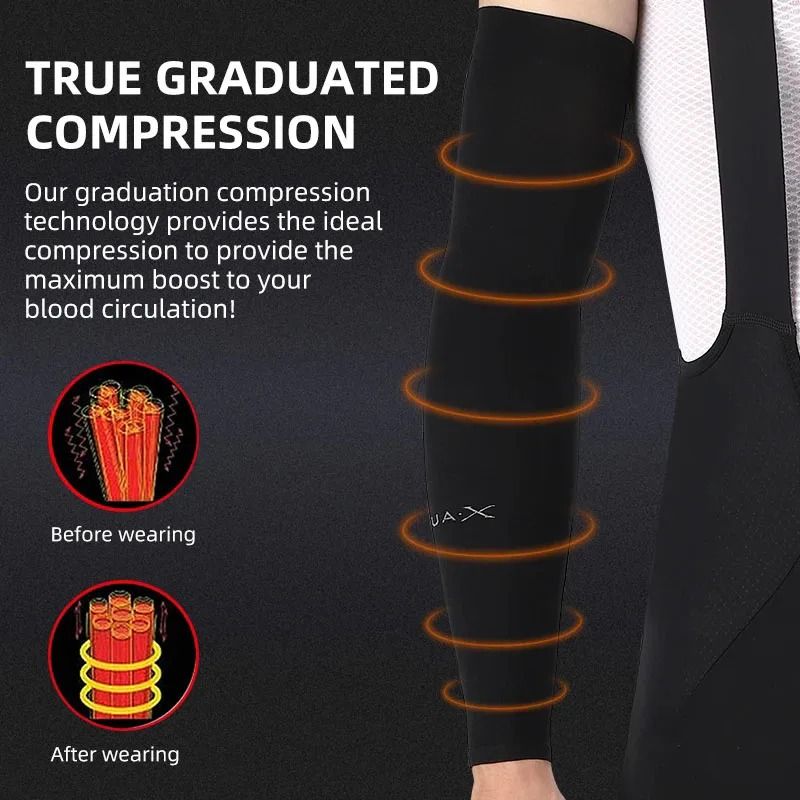 Ice Silk UV Protection Cooling Sports Arm Sleeves