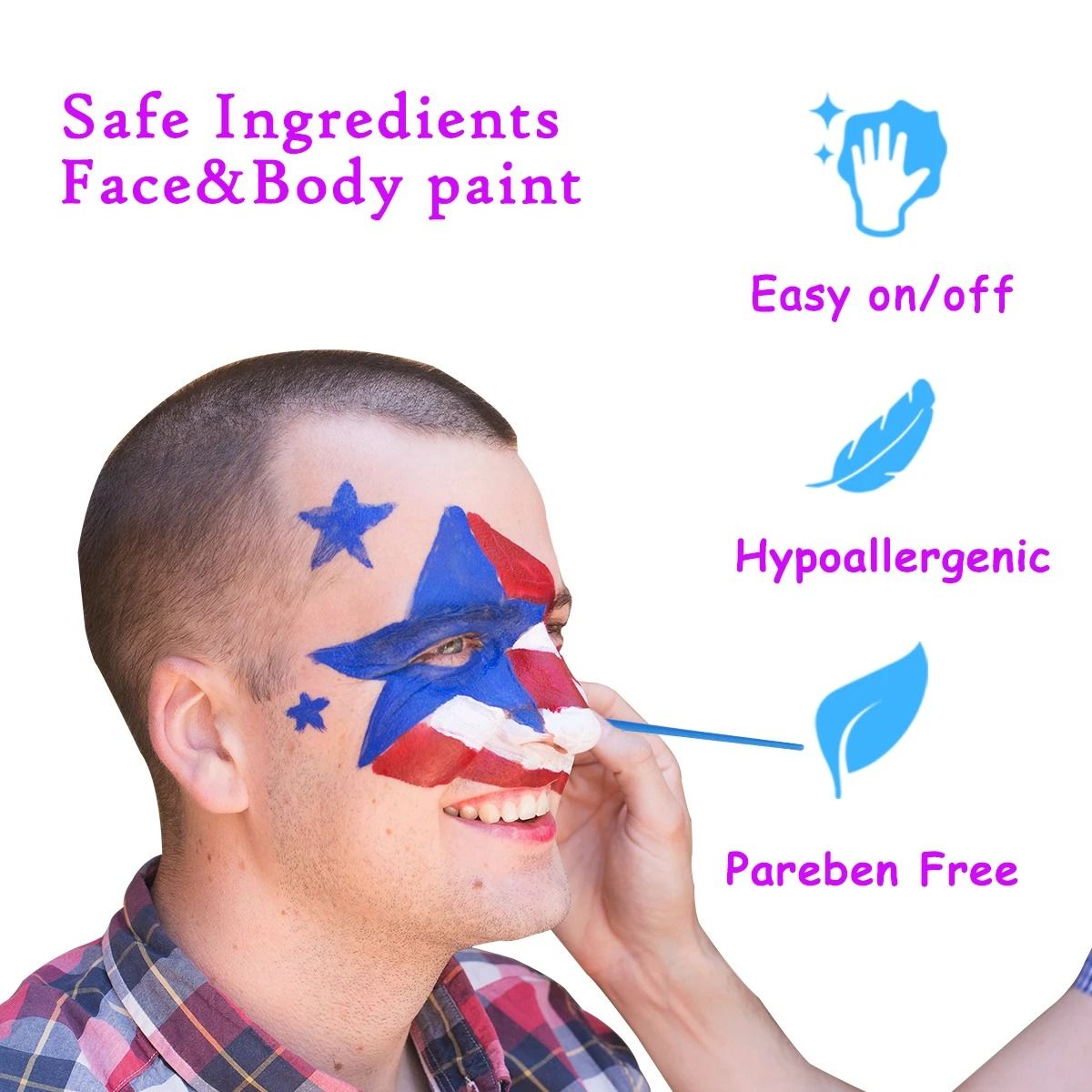 Face & Body Cream Paint – 60ml High-Capacity Special Effects Makeup