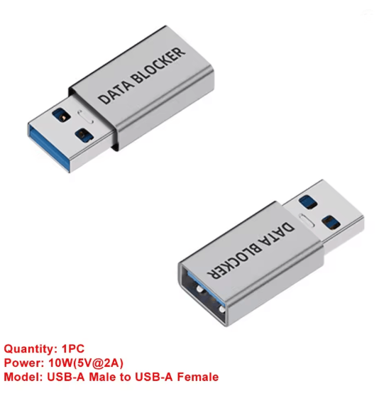 USB C Data Blocker Charging Only Privacy Protection Adapter