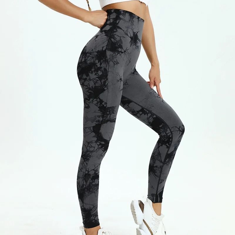 Women's Seamless Tie-Dye Yoga Leggings