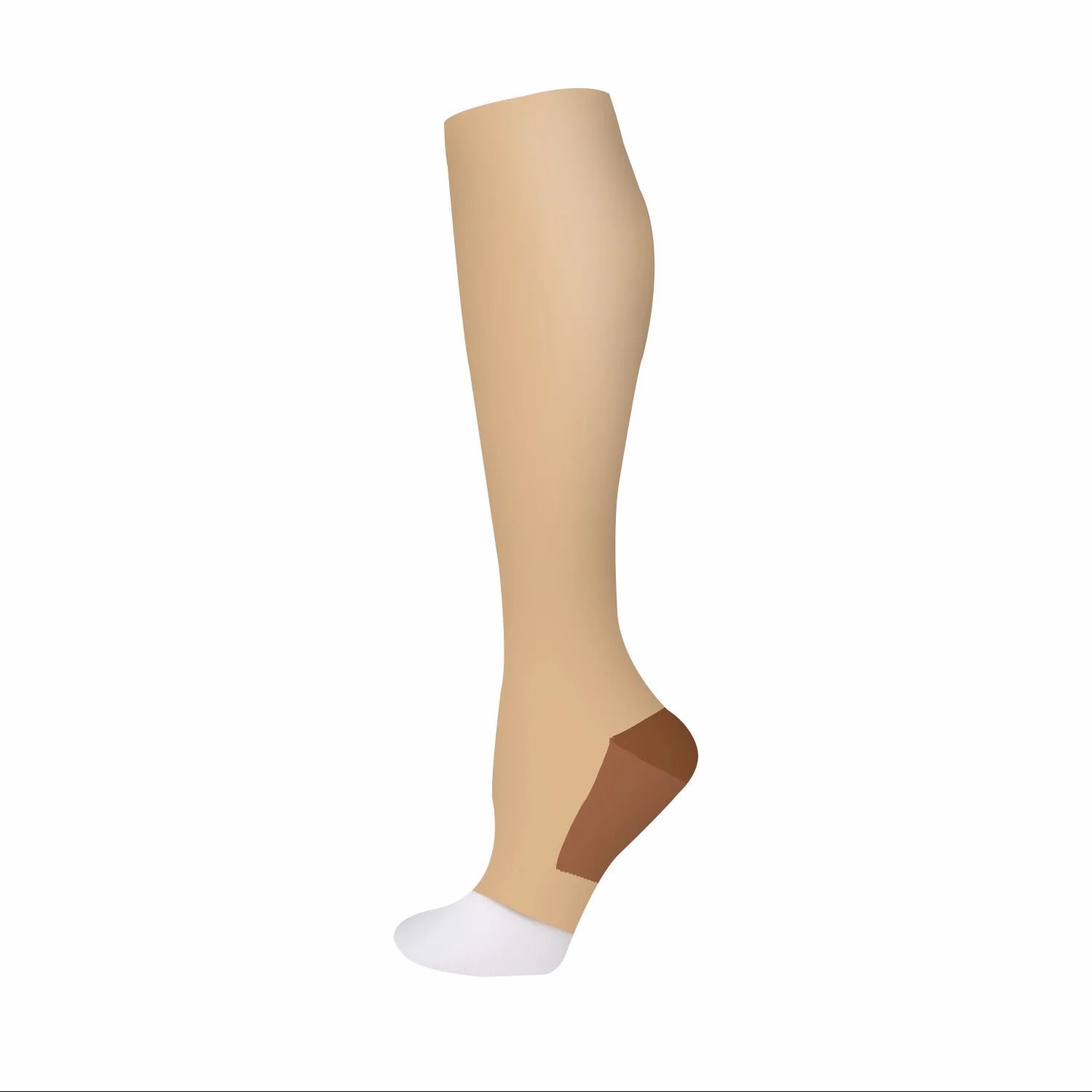 Medical Calf Compression Stockings Knee High Open Toe Pressure Socks