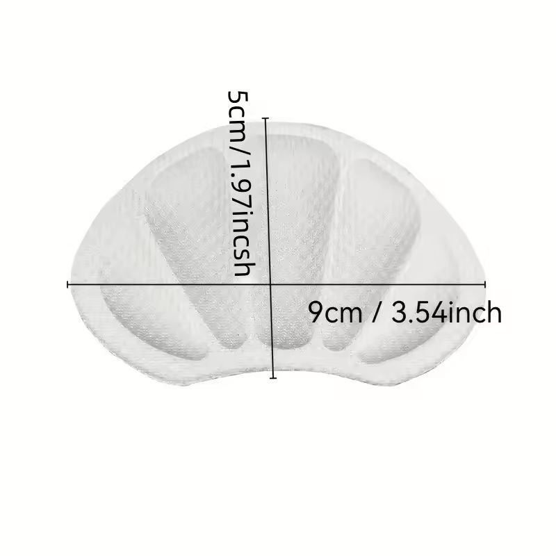 SecureStep 8-Pack Self-Adhesive Heel Pads – Anti-Slip Cushions to Prevent Heel Slipping & Blisters