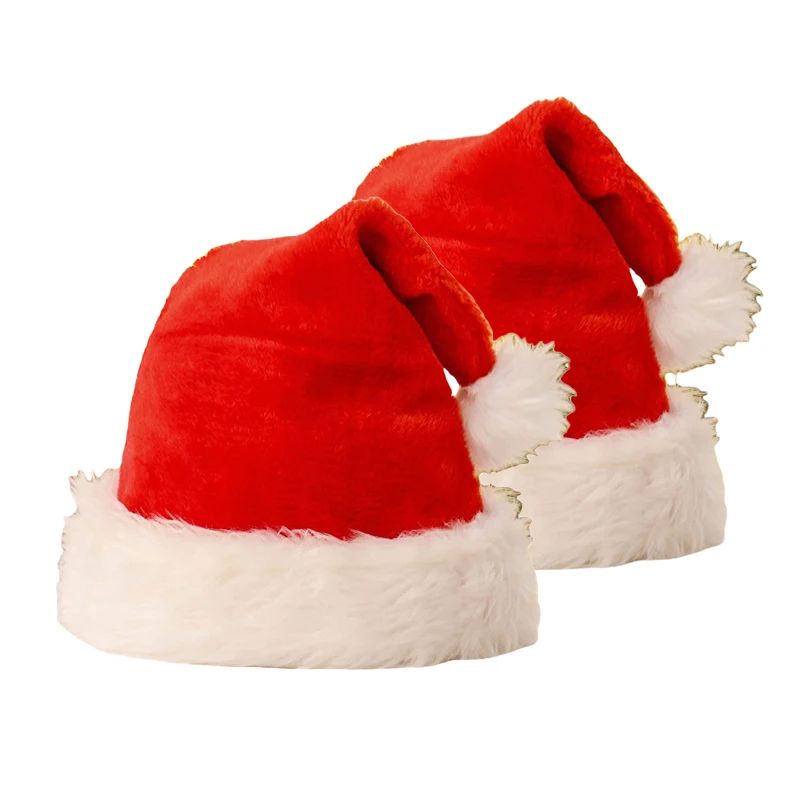 Long Plush Santa Christmas Hat