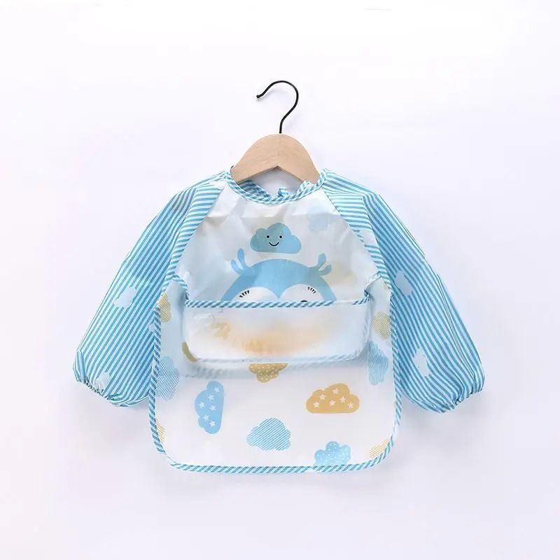 Waterproof Long Sleeve Baby Feeding Smock