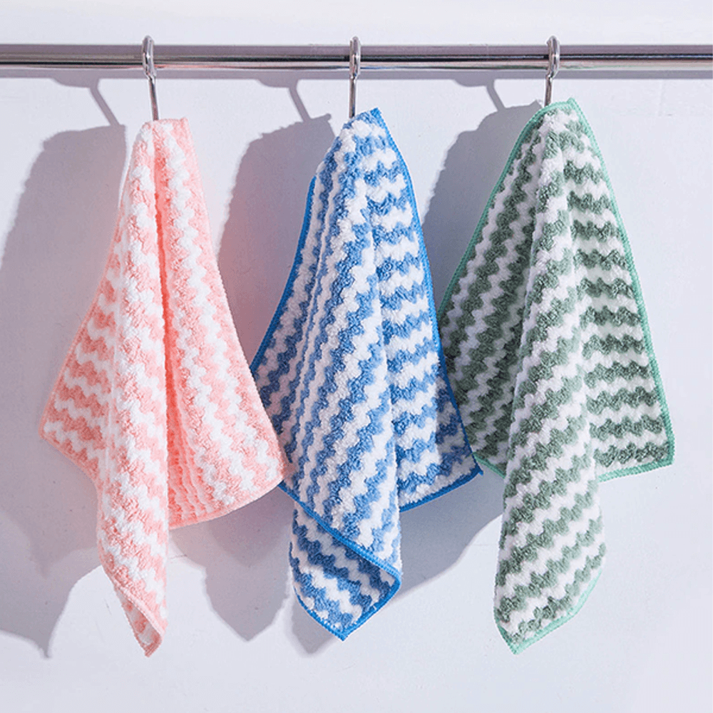 Microfiber Cleaning Rag Set Of 5