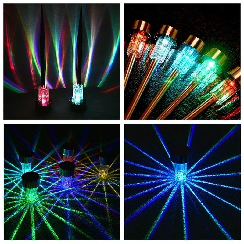 10 Piece Solar LED Garden Path Lights Set