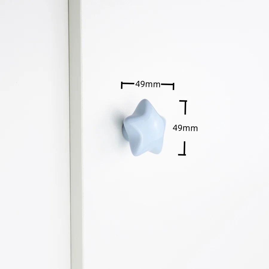 Cute Ceramic Star Moon Cloud Cabinet Knobs