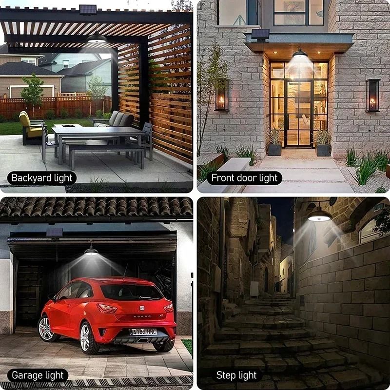 Solar Pendant Lamp Waterproof Chandelier