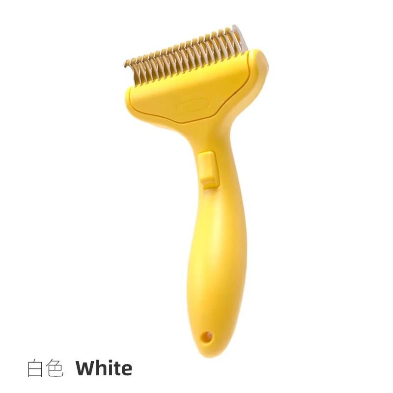 Stainless Steel Pet Dematting Comb – Professional Dog Hair Removal Brush – High-Yield Grooming & Deshedding Tool
