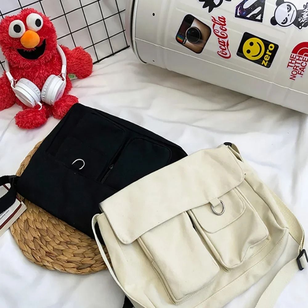 Harajuku Fashion Canvas Crossbody Bag