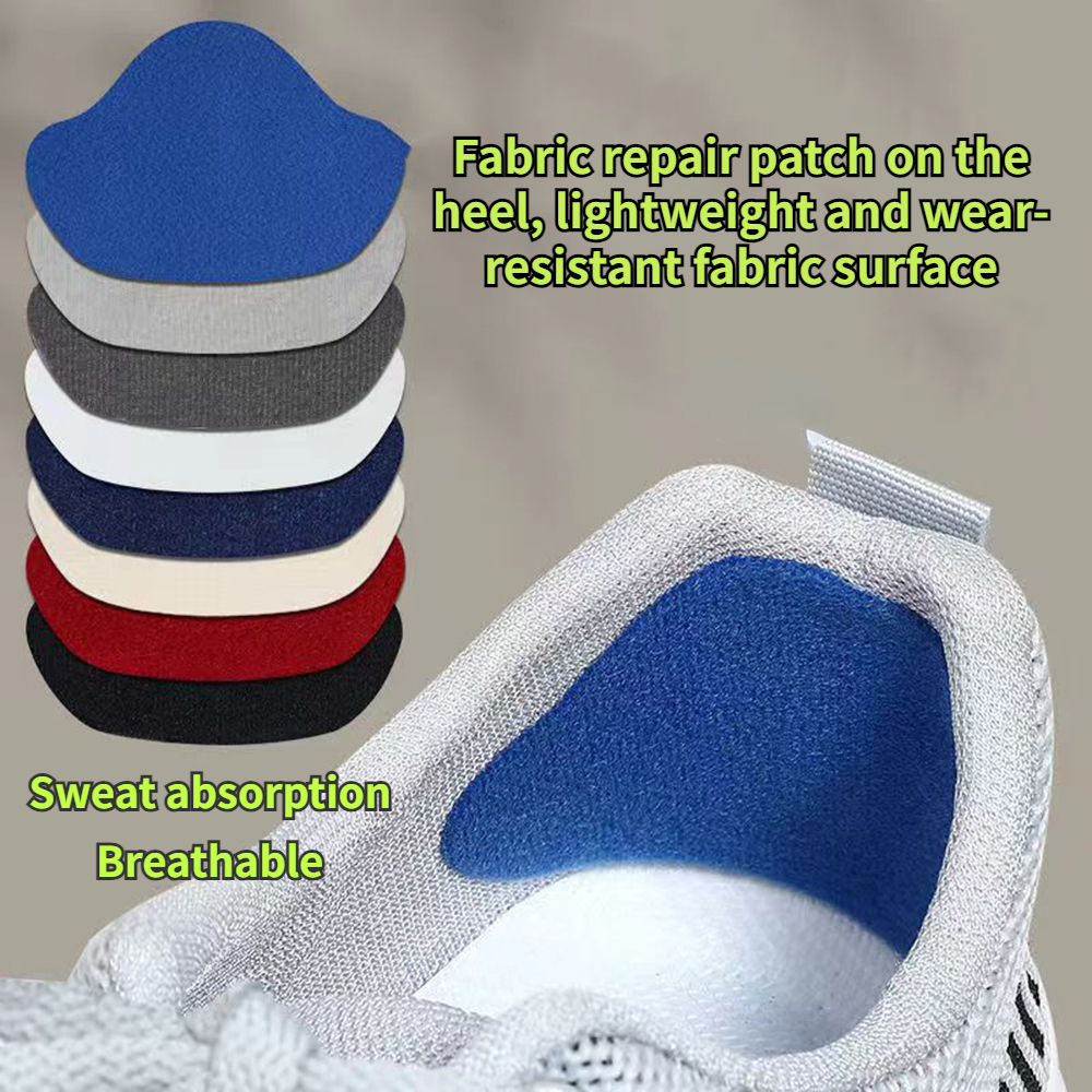 Sports Shoes Repair Stickers Suede Heel Protector Anti-Wear Repair Holes Self-Adhesive Insoles Pad Foot Care