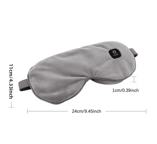 DreamEase Pro USB Heated Eye Mask with 3-Mode Massage
