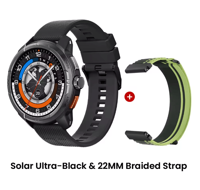 HAYLOU Solar Ultra GPS Smartwatch with AMOLED Display and Bluetooth Calling