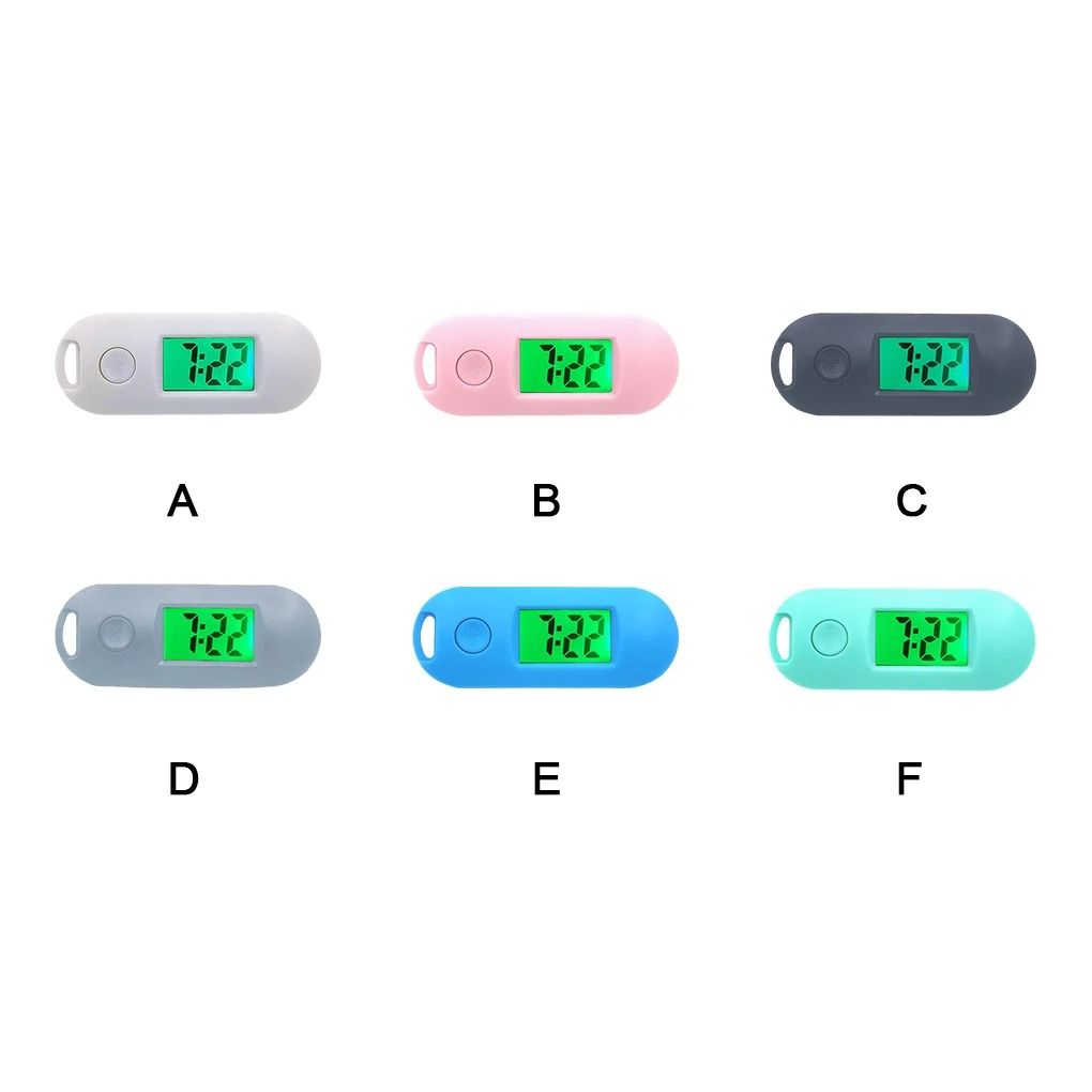 Mini Keychain Luminous Digital Pocket Watch