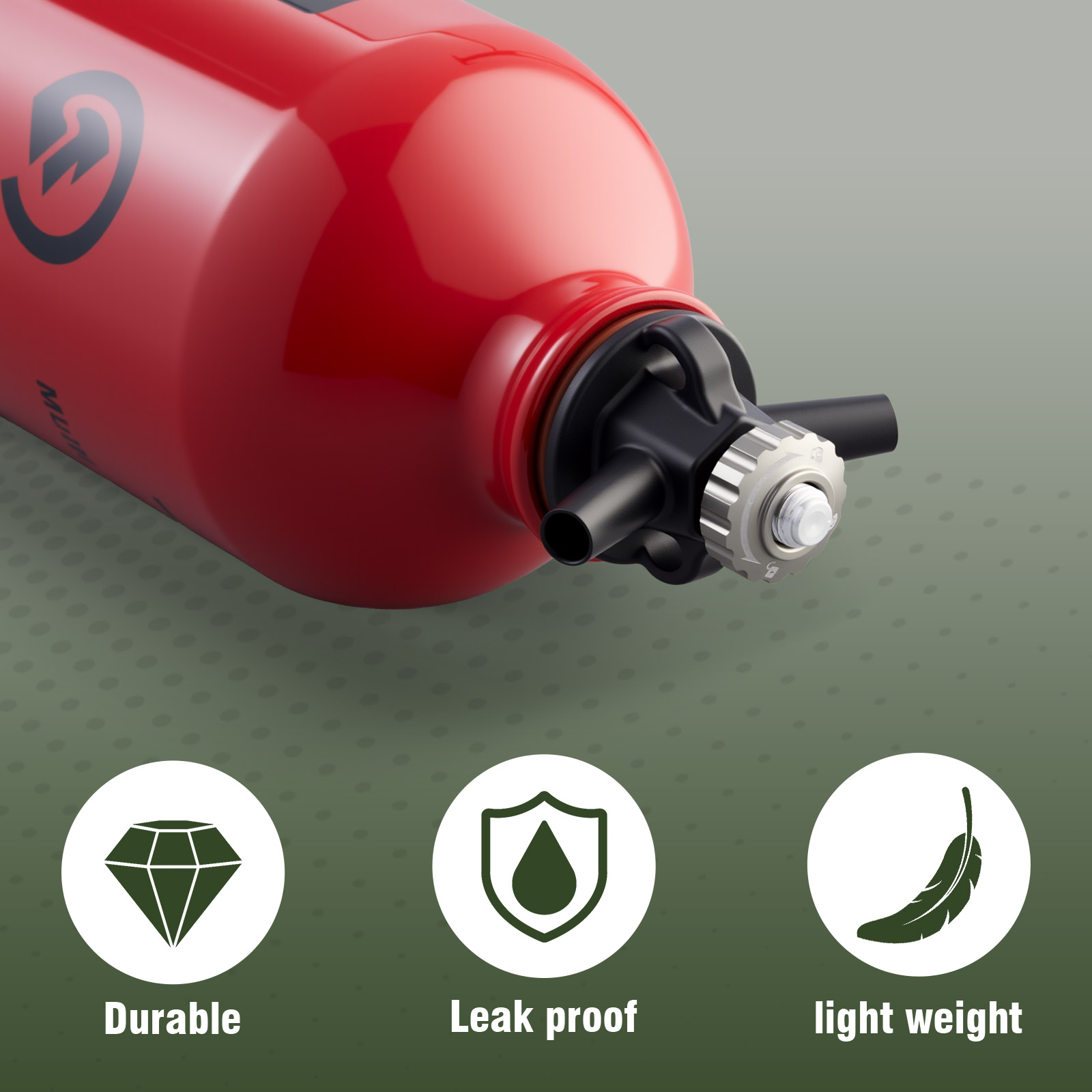 Outdoor Fuel & Water Bottle with Safety Valve