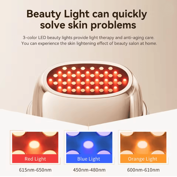 ANLAN 3in1 RF EMS Facial Lifting Beauty Device with 24K Gold