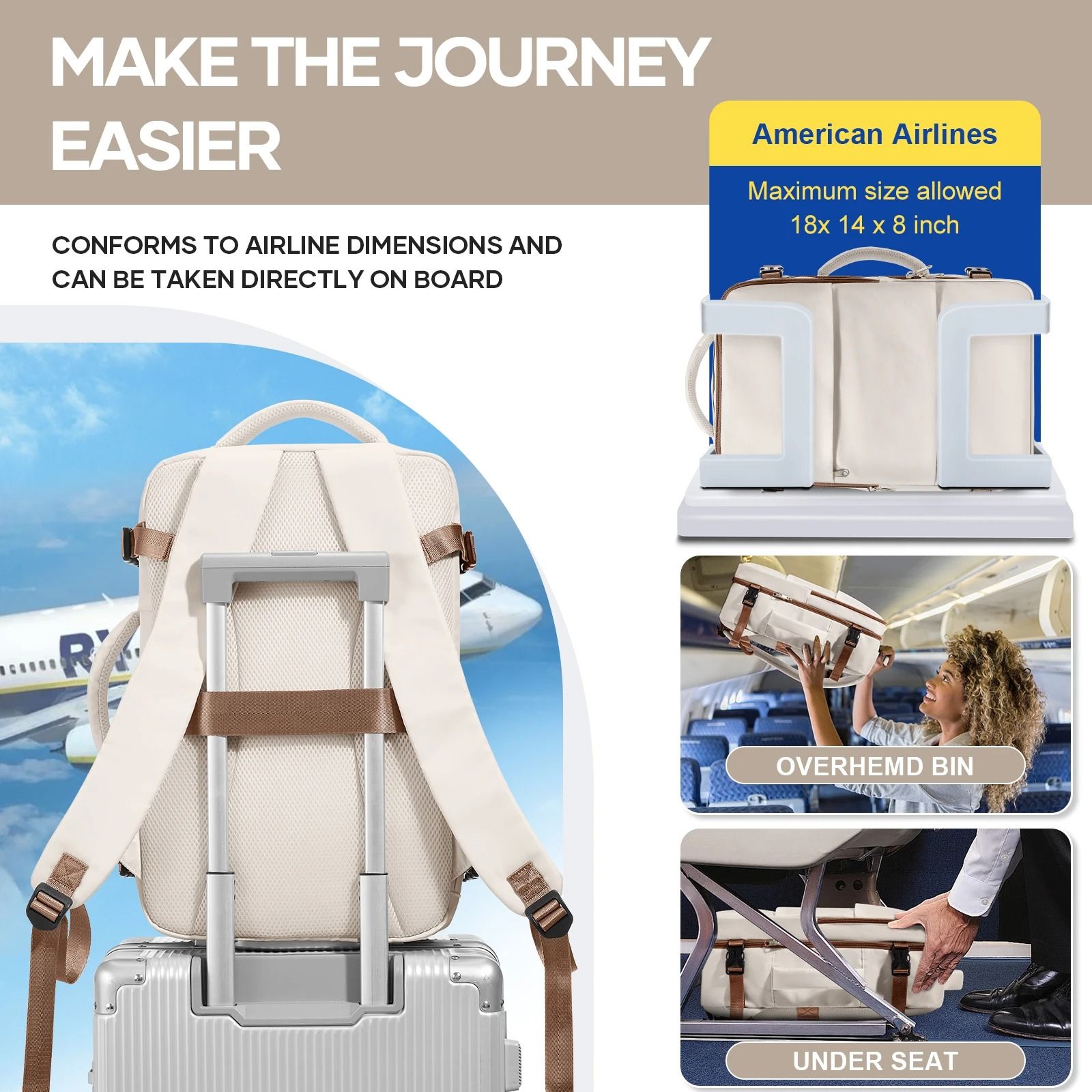 Waterproof Travel Laptop Backpack