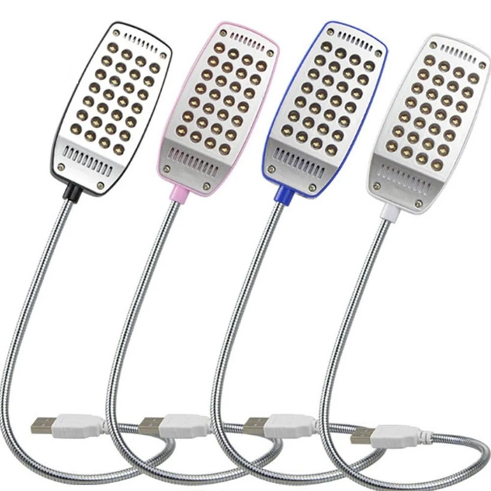 USB LED Book Light with Flexible Neck and Eye Protection