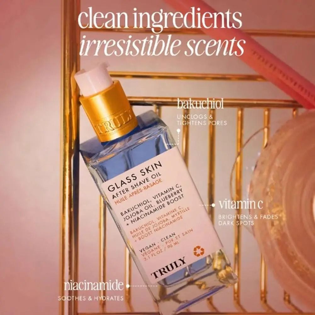 Strawberry Vanilla After Shave Oil for Women Smooth Firming Hydrating Skin Care