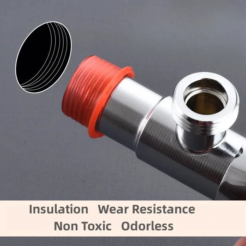 Faucet Leak Proof Silicone Sealing Gasket BSP Pipe Seal Buckle 50 Pieces