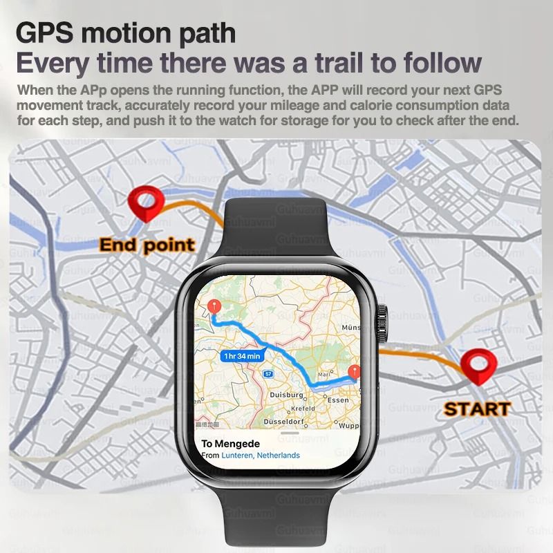 Series 11 Elite Smart Watch | GPS Trajectory & AMOLED Display | Executive Bluetooth Call & Sport Wellness Bracelet