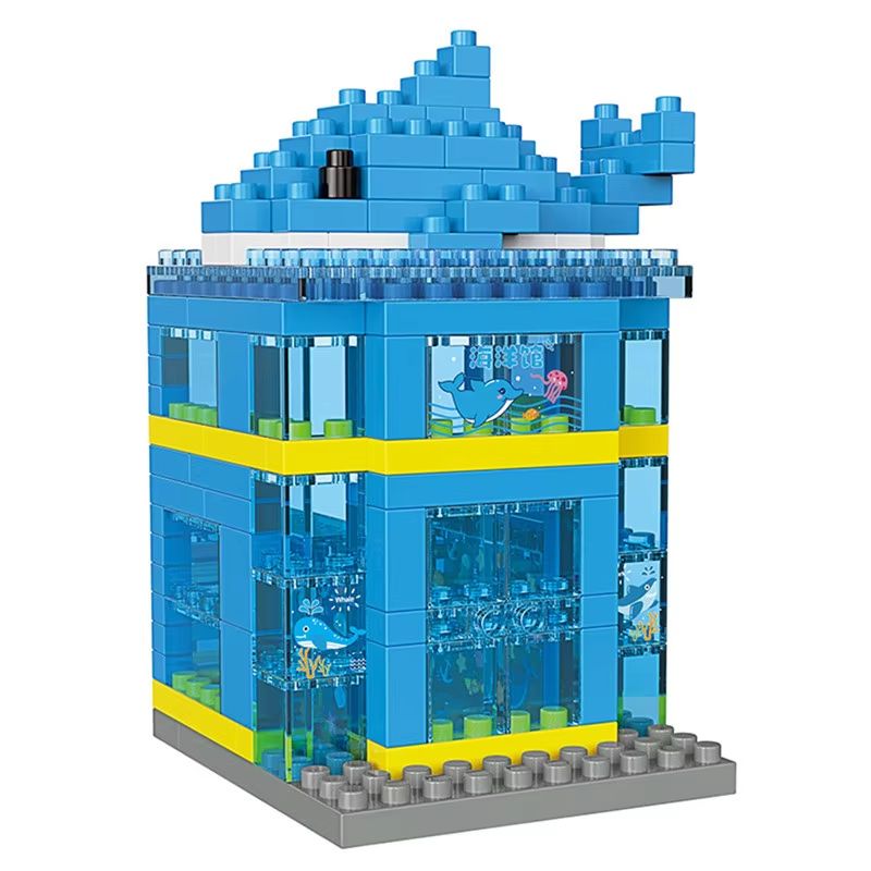 Mini City Street View 3D Building Block Set