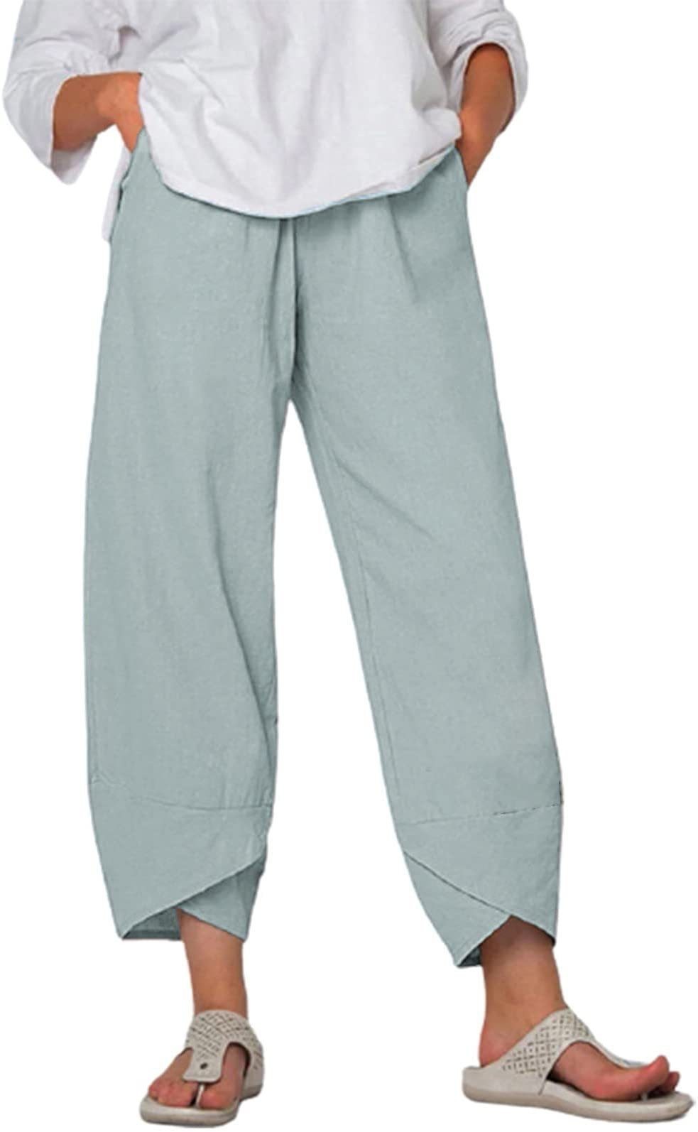 Elegant Autumn Joggers, Street Wear Women Clothes, Cotton Linen Sweatpants, Casual Women Pants