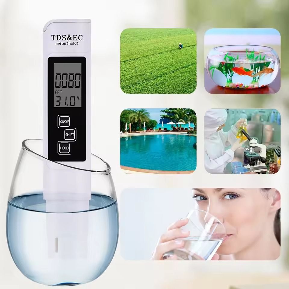Digital PH and TDS Water Tester Kit with LCD Display