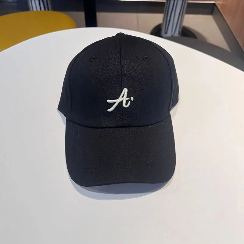 Retro 3D Letter Embroidered Baseball Cap – Adjustable Big Head Duckbill Hat