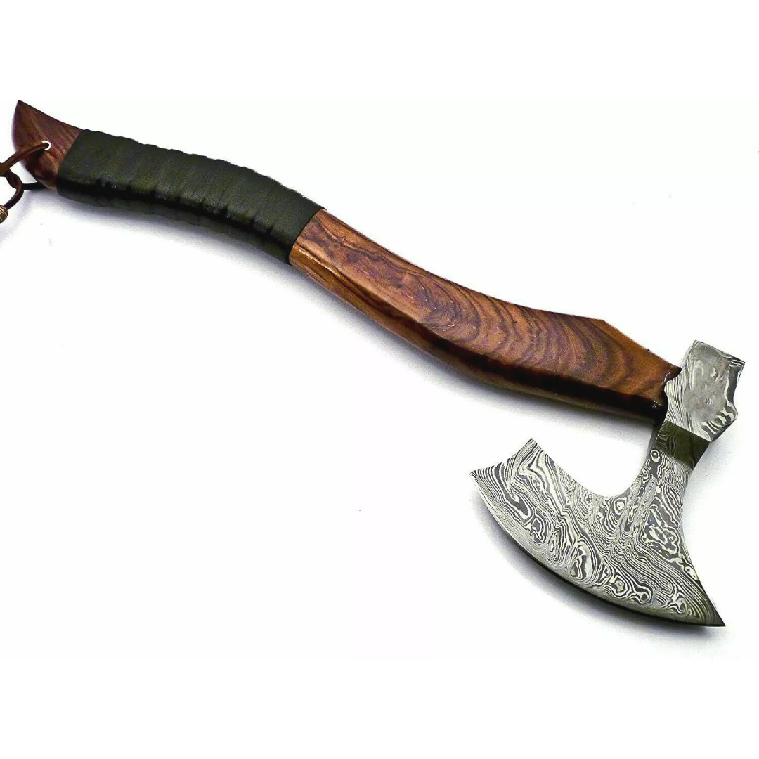 Tomahawk Hunting Viking Axe - Hand Forged High Carbon Steel