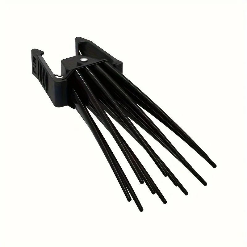 Black High Crown Fluffy Hair Volumizing Clip for Natural Root Lift and Bangs Styling
