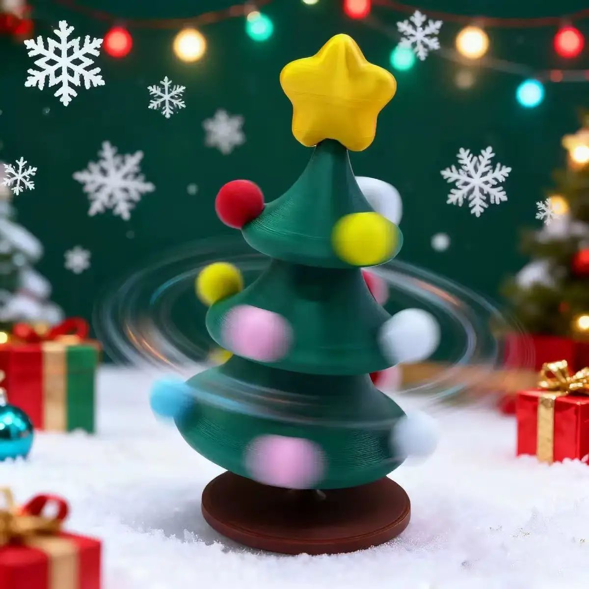 Dancing Rotating Christmas Tree Toy with Music and Lights