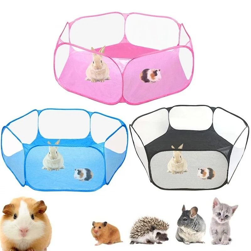 Portable Small Pet Playpen for Indoor and Outdoor Use